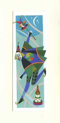 Левицкий Александр Романович. Эскиз театрального костюма для клоуна